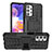 Custodia Silicone e Plastica Opaca Cover con Supporto JX1 per Samsung Galaxy A23 5G