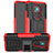 Custodia Silicone e Plastica Opaca Cover con Supporto JX2 per Nokia 3.4