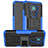 Custodia Silicone e Plastica Opaca Cover con Supporto JX2 per Nokia 3.4