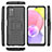 Custodia Silicone e Plastica Opaca Cover con Supporto JX5 per Samsung Galaxy A03s