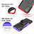 Custodia Silicone e Plastica Opaca Cover con Supporto JX5 per Samsung Galaxy A03s