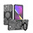 Custodia Silicone e Plastica Opaca Cover con Supporto K02C per Apple iPhone 14 Plus