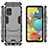 Custodia Silicone e Plastica Opaca Cover con Supporto KC1 per Samsung Galaxy A51 4G
