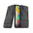 Custodia Silicone e Plastica Opaca Cover con Supporto KC3 per Samsung Galaxy M31 Prime Edition