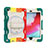 Custodia Silicone e Plastica Opaca Cover con Supporto L01 per Apple iPad Mini 4