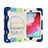 Custodia Silicone e Plastica Opaca Cover con Supporto L01 per Apple iPad Mini 5 (2019) Cielo Blu