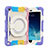 Custodia Silicone e Plastica Opaca Cover con Supporto L02 per Apple iPad Mini 4