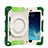 Custodia Silicone e Plastica Opaca Cover con Supporto L02 per Apple iPad Mini 4
