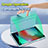 Custodia Silicone e Plastica Opaca Cover con Supporto L04 per Apple iPad Mini 4
