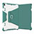 Custodia Silicone e Plastica Opaca Cover con Supporto L05 per Apple iPad Air 3 Verde