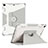 Custodia Silicone e Plastica Opaca Cover con Supporto L05 per Apple New iPad 9.7 (2017)