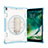 Custodia Silicone e Plastica Opaca Cover con Supporto L07 per Apple iPad Air 3 Blu
