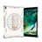 Custodia Silicone e Plastica Opaca Cover con Supporto L07 per Apple iPad Pro 10.5 Grigio