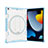 Custodia Silicone e Plastica Opaca Cover con Supporto L09 per Apple iPad 10.2 (2020) Blu