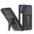 Custodia Silicone e Plastica Opaca Cover con Supporto MQ1 per Samsung Galaxy M02