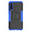 Custodia Silicone e Plastica Opaca Cover con Supporto P02 per Huawei P20 Pro
