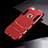 Custodia Silicone e Plastica Opaca Cover con Supporto per Apple iPhone 6S Plus Rosso