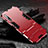 Custodia Silicone e Plastica Opaca Cover con Supporto per Huawei Honor 9X Rosso