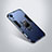 Custodia Silicone e Plastica Opaca Cover con Supporto per Huawei Honor Play 8A Blu