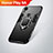 Custodia Silicone e Plastica Opaca Cover con Supporto per Huawei Honor Play 8A Nero
