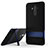 Custodia Silicone e Plastica Opaca Cover con Supporto per Huawei Mate 9 Blu