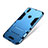 Custodia Silicone e Plastica Opaca Cover con Supporto per Huawei Nova 3i Blu