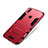 Custodia Silicone e Plastica Opaca Cover con Supporto per Huawei Nova 3i Rosso