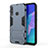 Custodia Silicone e Plastica Opaca Cover con Supporto per Huawei Y7p