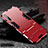 Custodia Silicone e Plastica Opaca Cover con Supporto per Huawei Y9s Rosso