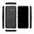 Custodia Silicone e Plastica Opaca Cover con Supporto per LG G8X ThinQ