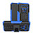 Custodia Silicone e Plastica Opaca Cover con Supporto per LG V50 ThinQ 5G