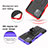 Custodia Silicone e Plastica Opaca Cover con Supporto per Motorola Moto Edge 20 Lite 5G
