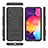 Custodia Silicone e Plastica Opaca Cover con Supporto per Samsung Galaxy A60