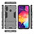 Custodia Silicone e Plastica Opaca Cover con Supporto per Samsung Galaxy A60