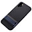 Custodia Silicone e Plastica Opaca Cover con Supporto per Samsung Galaxy Note 10 Plus Blu