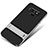 Custodia Silicone e Plastica Opaca Cover con Supporto per Samsung Galaxy Note 9 Argento