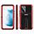 Custodia Silicone e Plastica Opaca Cover con Supporto per Samsung Galaxy S21 FE 5G