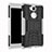 Custodia Silicone e Plastica Opaca Cover con Supporto per Sony Xperia L2 Bianco