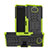 Custodia Silicone e Plastica Opaca Cover con Supporto per Sony Xperia XA3 Ultra Verde