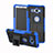 Custodia Silicone e Plastica Opaca Cover con Supporto per Sony Xperia XZ2 Compact