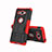 Custodia Silicone e Plastica Opaca Cover con Supporto per Sony Xperia XZ2 Compact Rosso