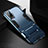 Custodia Silicone e Plastica Opaca Cover con Supporto per Vivo X50 Pro 5G Blu