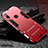 Custodia Silicone e Plastica Opaca Cover con Supporto per Xiaomi Redmi Note 7 Rosso