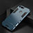 Custodia Silicone e Plastica Opaca Cover con Supporto R01 per Huawei Honor V20