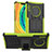 Custodia Silicone e Plastica Opaca Cover con Supporto R01 per Huawei Mate 30 Pro Verde