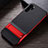Custodia Silicone e Plastica Opaca Cover con Supporto R01 per Huawei P30 Pro Rosso