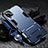 Custodia Silicone e Plastica Opaca Cover con Supporto R01 per Samsung Galaxy F22 4G