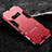 Custodia Silicone e Plastica Opaca Cover con Supporto R01 per Samsung Galaxy S10e Rosso