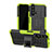 Custodia Silicone e Plastica Opaca Cover con Supporto R02 per Huawei Honor 20 Pro Verde