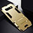 Custodia Silicone e Plastica Opaca Cover con Supporto R02 per Samsung Galaxy S10 5G